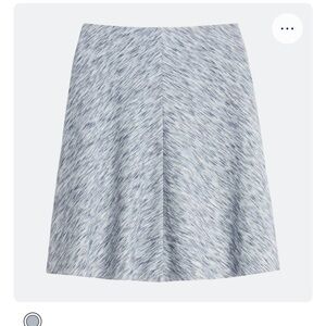 Market & Spruce Gray A-Line Skirt